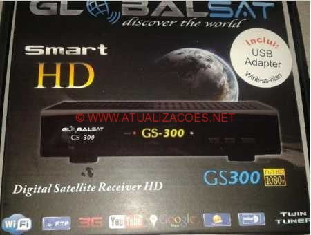 GS300-HD NOVA ATUALIZAÇÃO GLOBALSAT GS 300 HD  - 07/01/2016