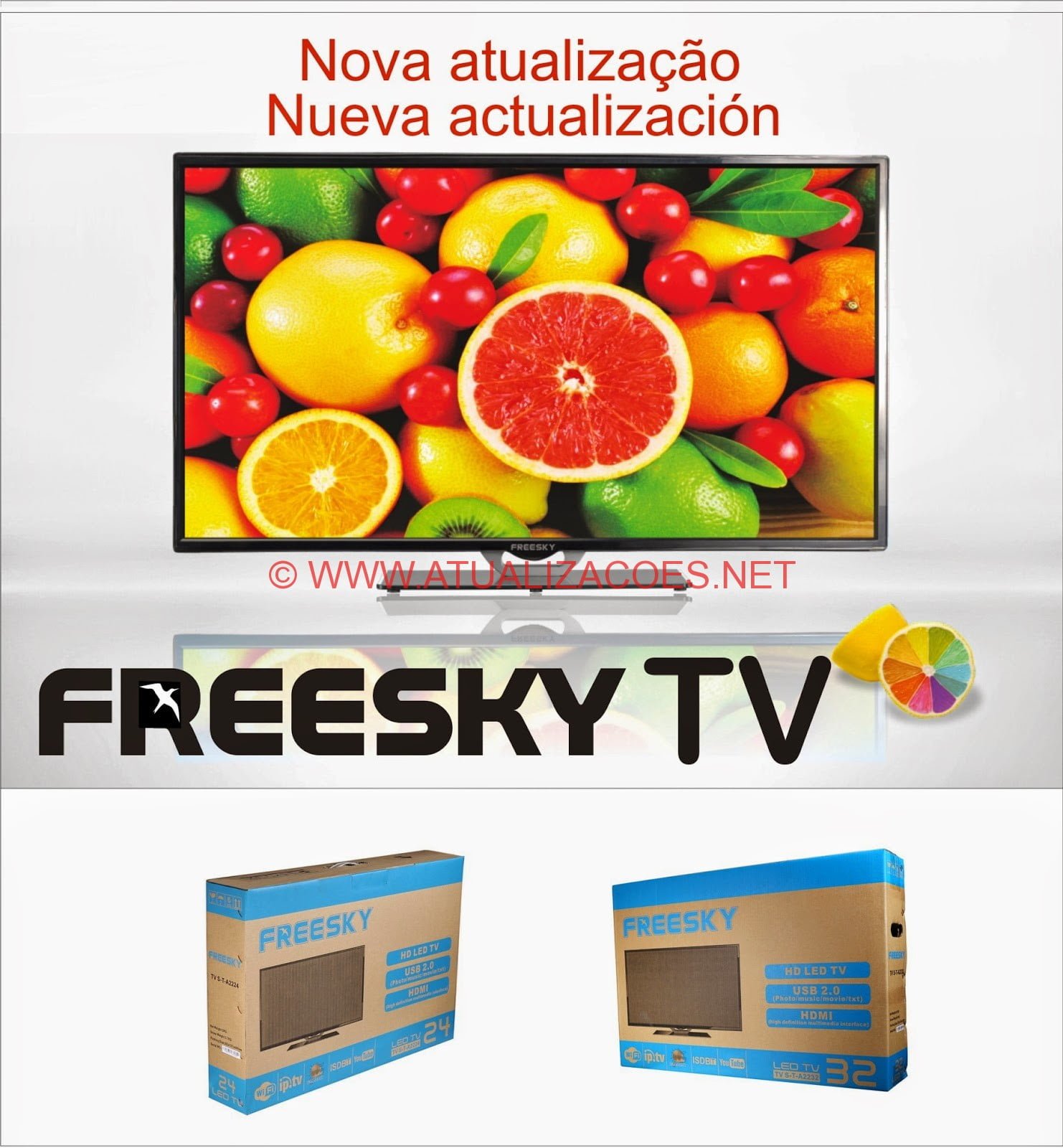 Atualização-Freesky-TV Freesky TV Nova Atualização V2.22 02-02-2016