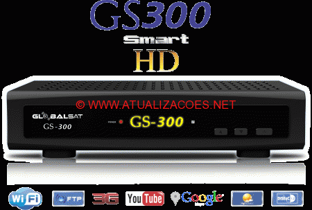 GLOBALSAT-GS-300-SMART-HD ATUALIZAÇÃO GLOBALSAT GS 300 SMART HD V 2.19 - 20-04-2016