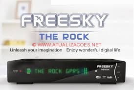 FREESKY-THE-ROCK-1 ATUALIZAÇÃO FREESKY THE ROCK IPTV V 1.16.163 SKS 58W - 19/07/2016