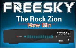 FREESKY-THE-ROCK-ZION-1 ATUALIZAÇÃO FREESKY THE ROCK ZION V 1.06.104 SKS 58W - 19/07/2016