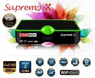 CINEBOX-SUPREMO-X-DUAL ATUALIZAÇÃO CINEBOX SUPREMO X DUAL CORE - 08/09/16