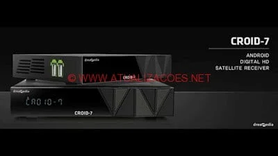ATUALIZAÇÃO DREAMEDIA CROID 7 V1.38 - 11/01/17