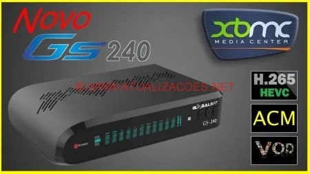 ATUALIZAÇÃO GLOBALSAT GS-240 V2.10 - 08/03/17