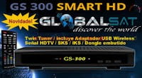 GS300-2 ATUALIZAÇÃO GLOBALSAT GS300 V 4.12 - 19/07/17