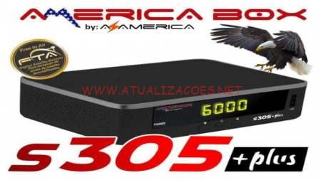 AMERICABOX-S105-PLUS ATUALIZAÇÃO AMERICABOX S305 PLUS V1.33 - 08/06/21