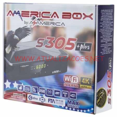 boxbox4 Americabox S305+ Plus Atualização V1.62 - 16/11/23